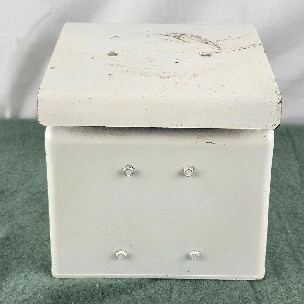 Vintage Detecto‎ 25 lb Kitchen Scale White Enamel Arc Dial USA Tested